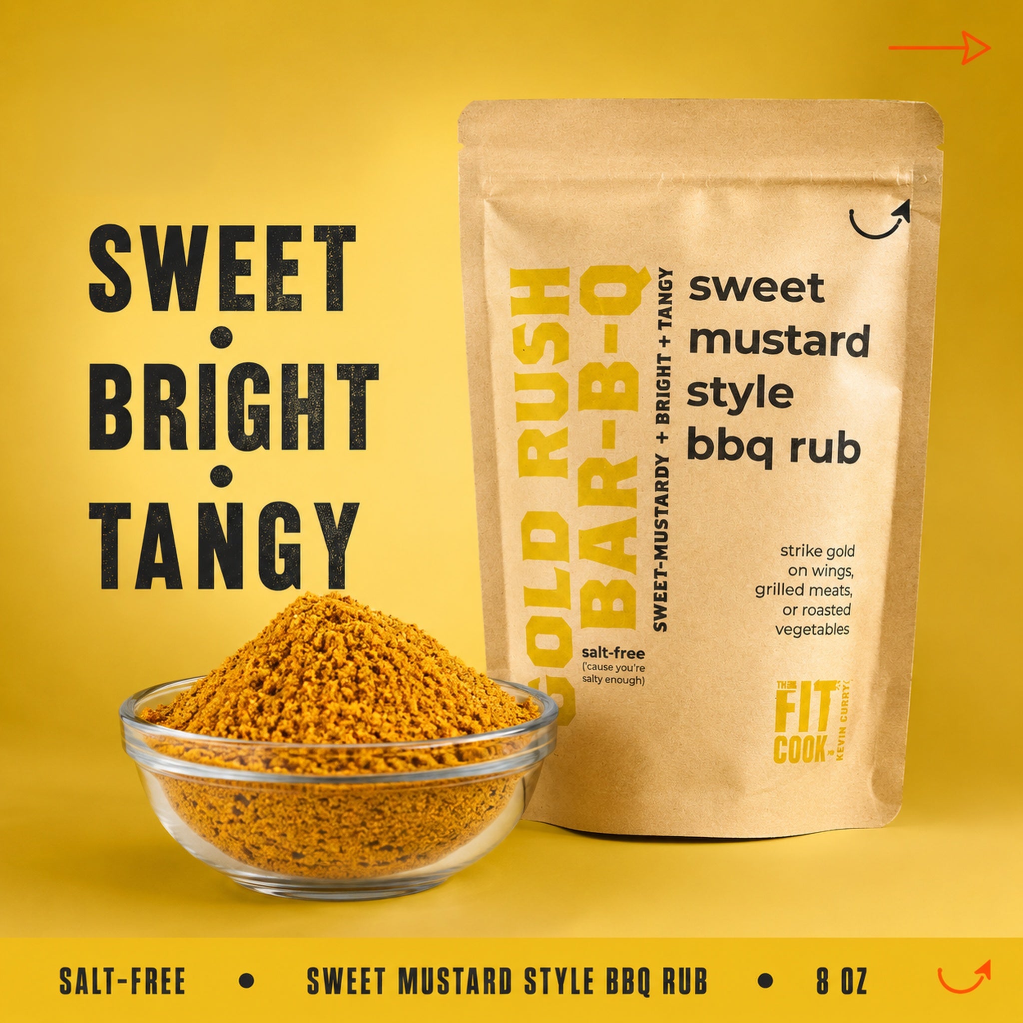 Gold Rush BBQ (no salt added)