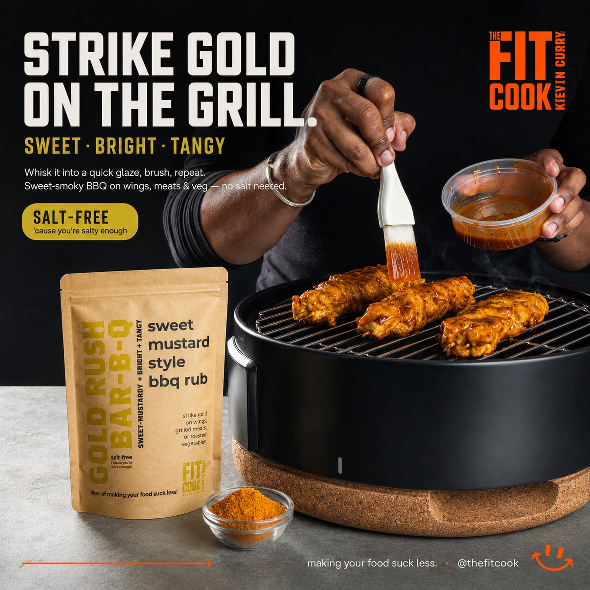 Gold Rush BBQ (no salt added)