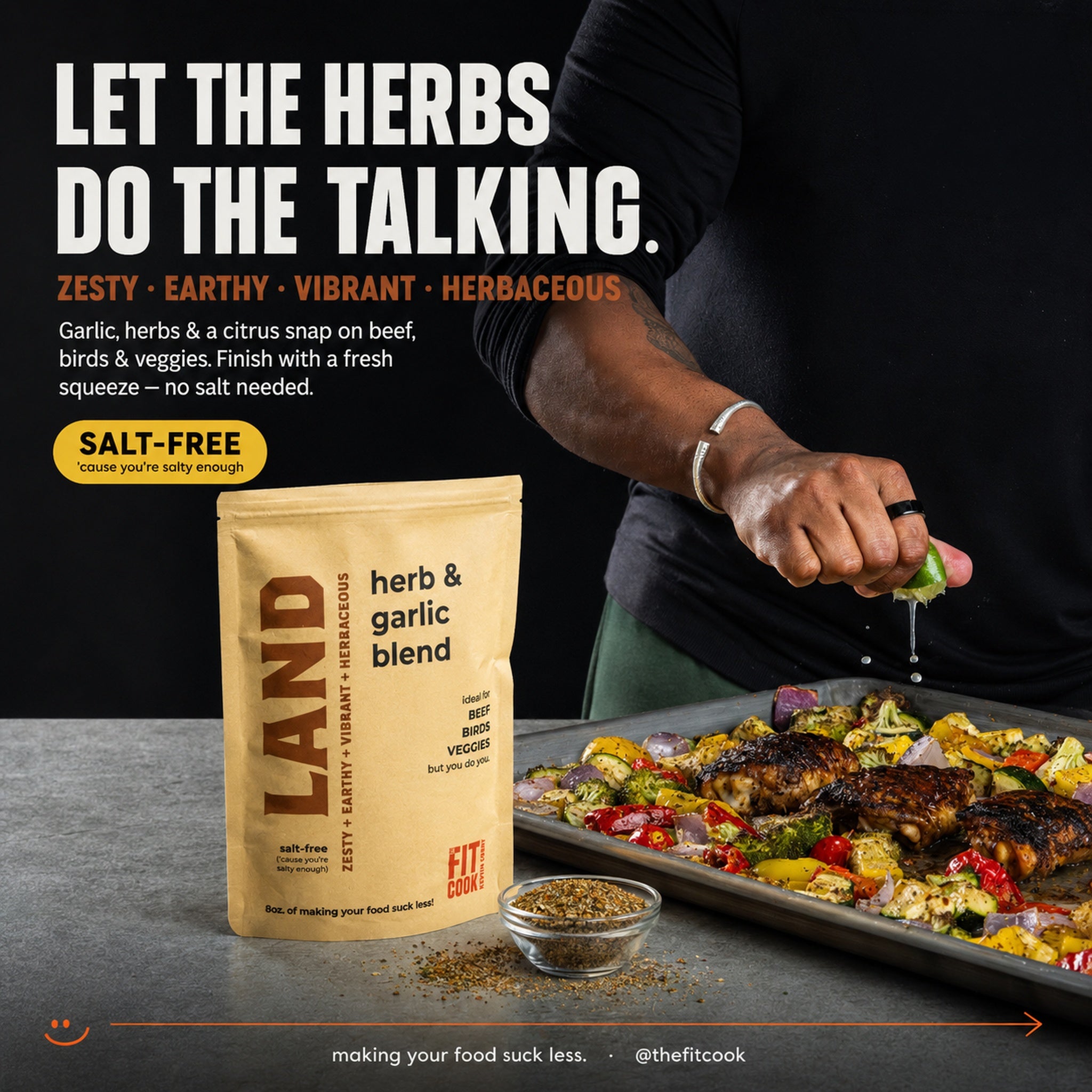 Land Herb & Garlic blend (no salt added)